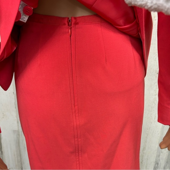 New York & Company Accent Pink Tailored Blazer Skirt Suit - Picture 8 of 16